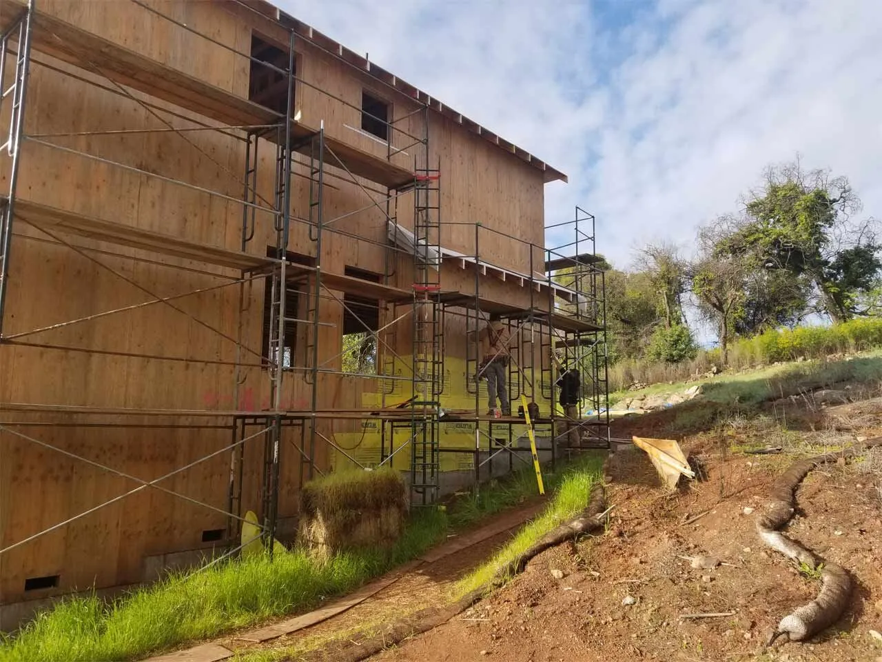 Custom home construction project by Bravo Building Co.