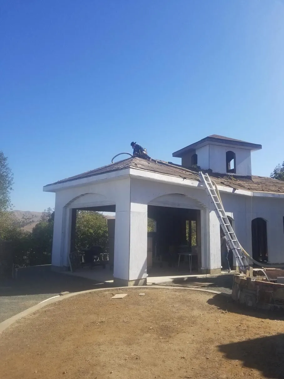 Structural construction project in progress in the San Francisco Bay Area by Bravo Building Co.