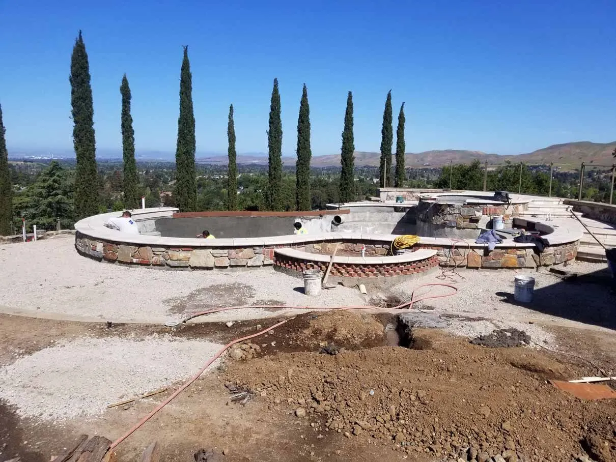 Structural construction project in progress in the San Francisco Bay Area by Bravo Building Co.