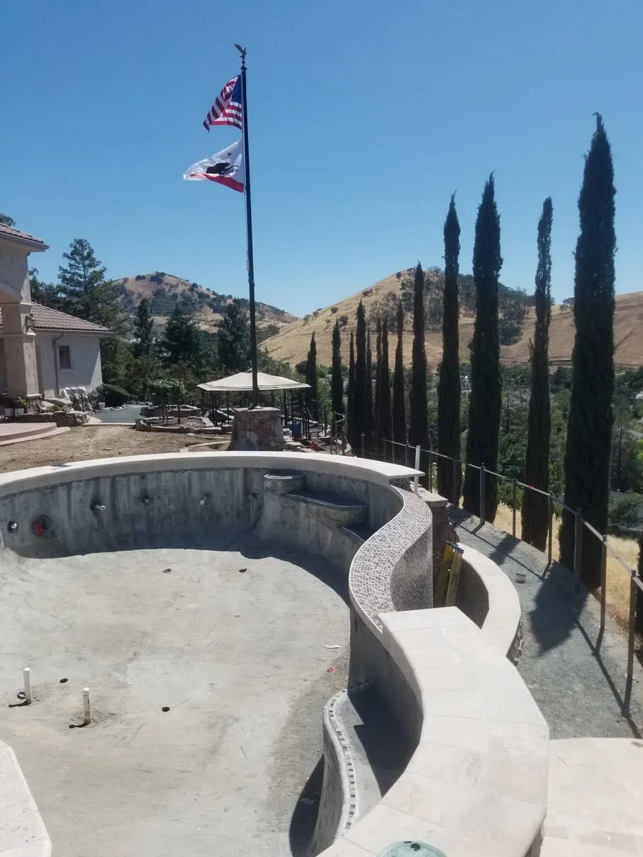 Structural construction project in progress in Walnut Creek, CA by Bravo Building Co.