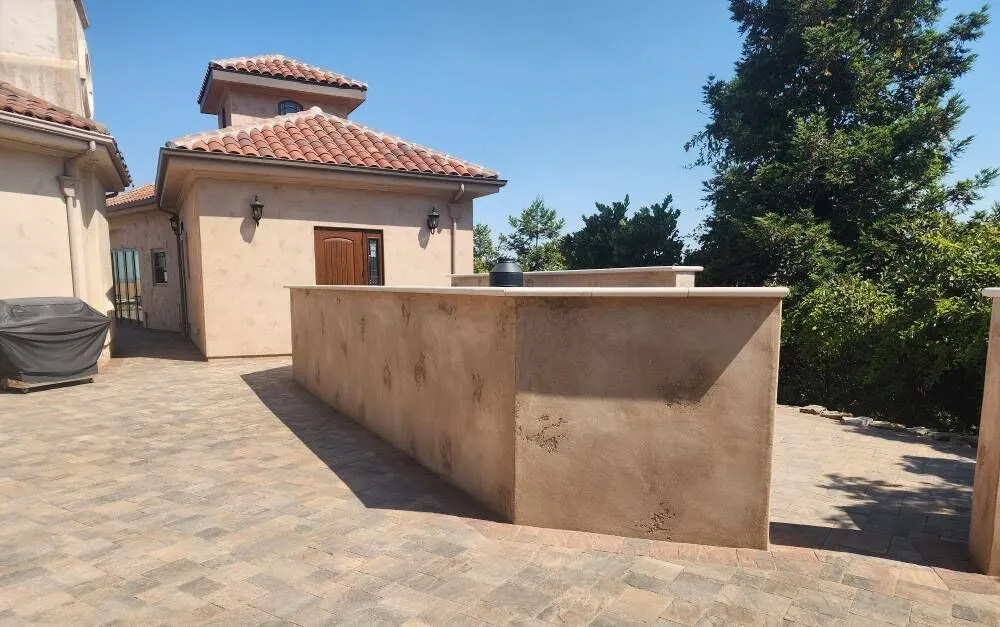 Custom home construction project by Bravo Building Co.