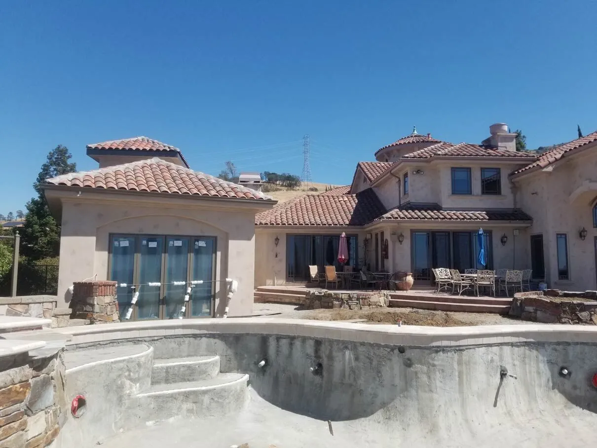 Custom estate home construction by Bravo Building Co.